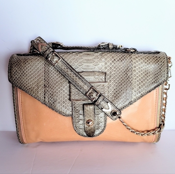 Rebecca Minkoff Embossed Leather Crossbody - Picture 1 of 16